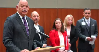 President Daniels delivers remarks about nurse apprenticeship program