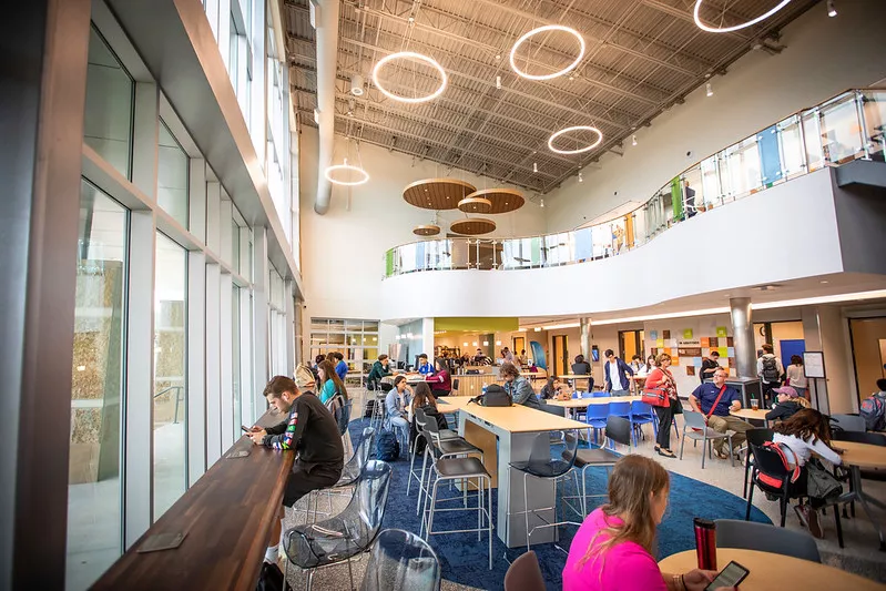 students in a common space