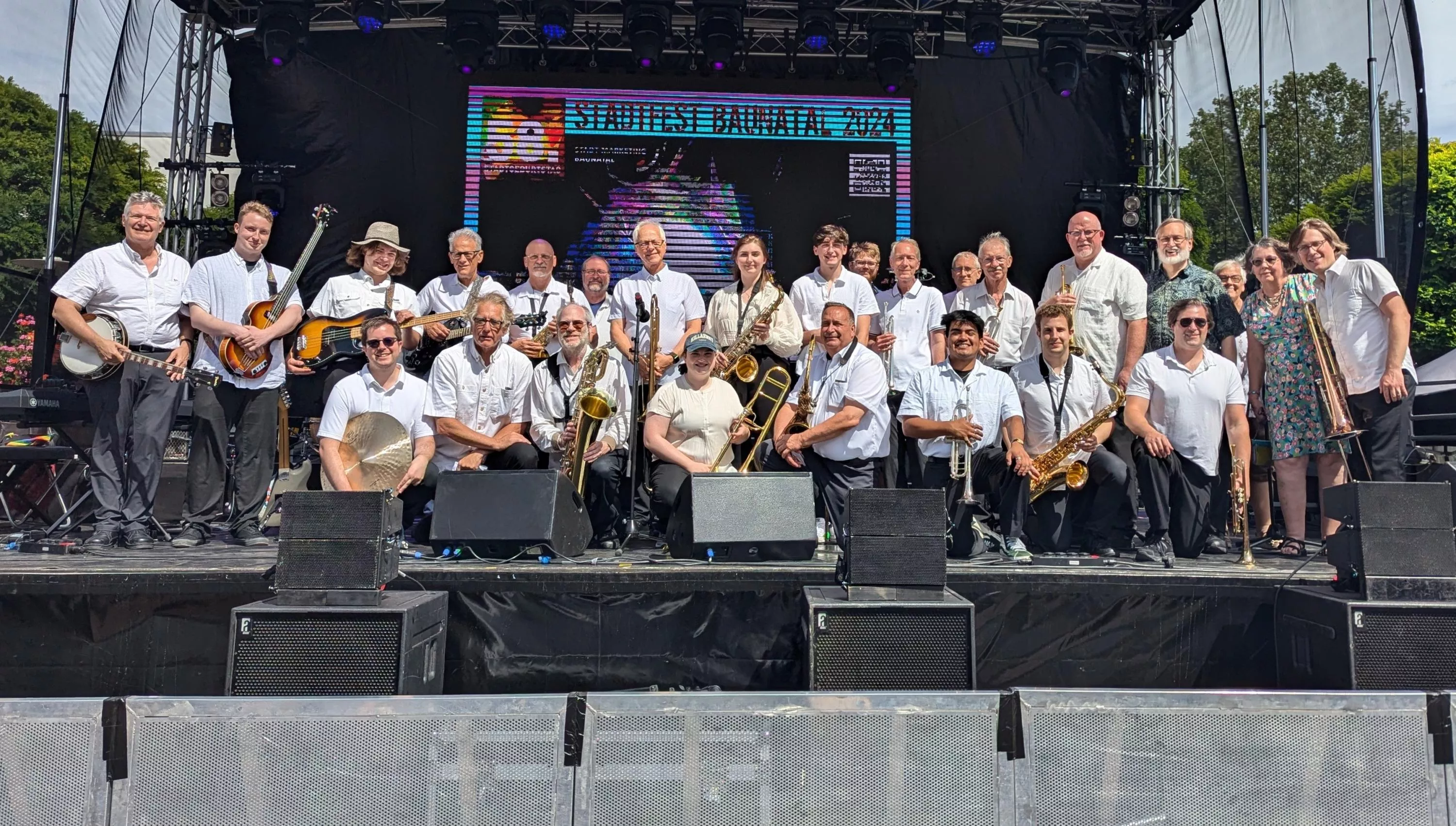 Madison College Big Band during its 2024 summer concert tour in Germany.