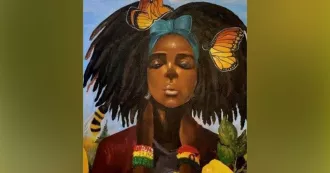 "The Natural Woman" by artist DarRen Morris.