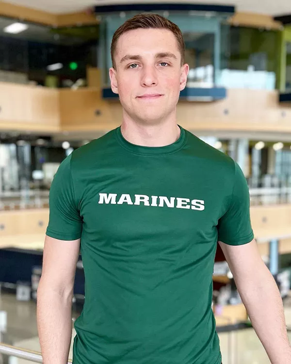 Caleb Fliearman, military-connected Madison College student
