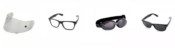 eye glasses and goggles