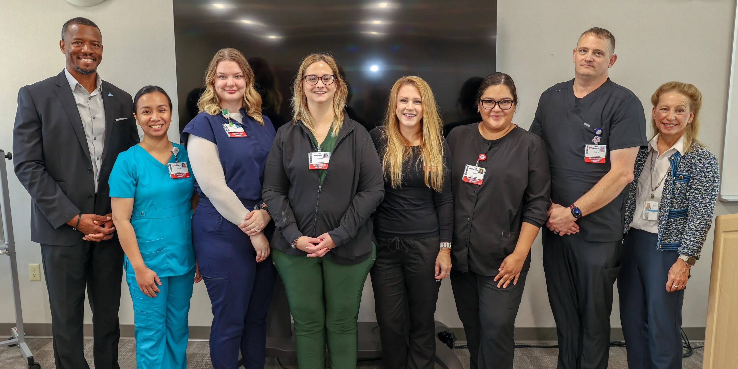 Respiratory therapist program students