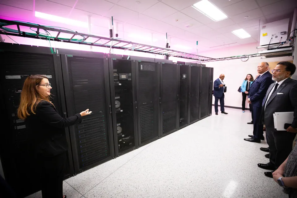 group tours Madison College cybersecurity IT classroom servers