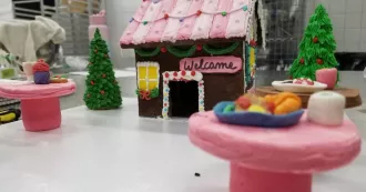 Baking and Decorative Arts gingerbread houses