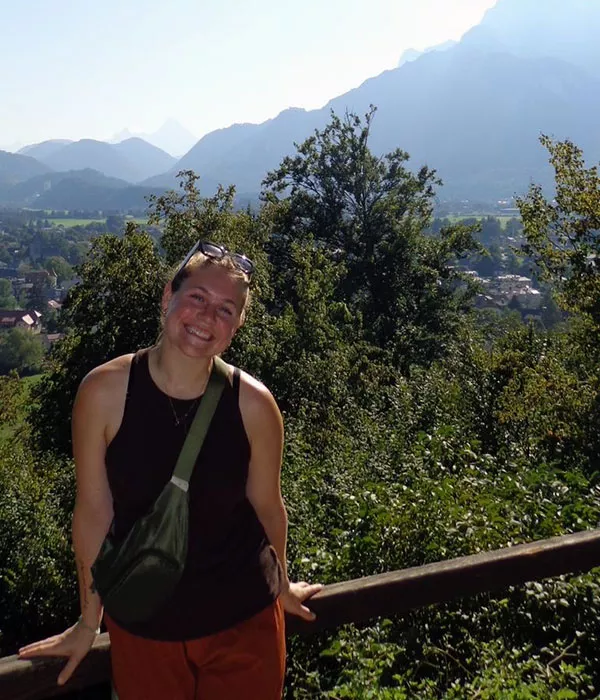 Madison College student Gwen Hirtz in Salzburg, Austria