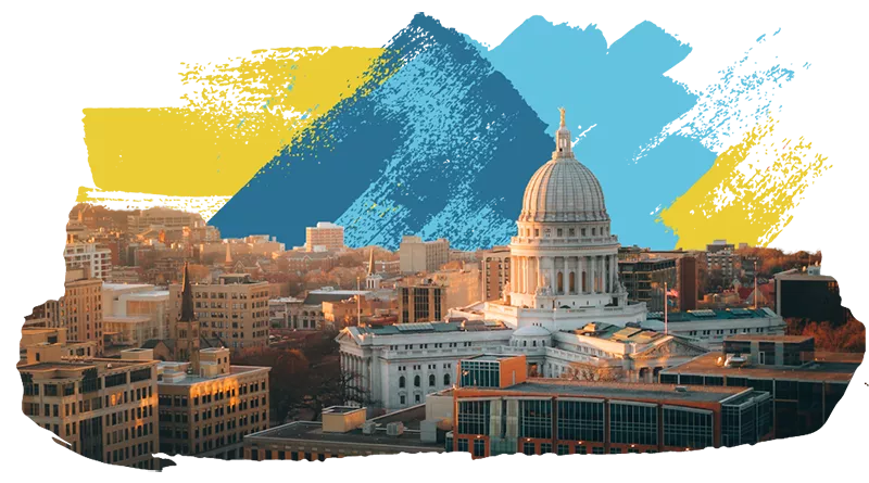 downtown Madison, WI