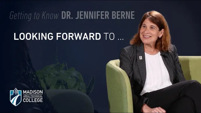 Madison College - Getting to Know Dr. Berne | Looking Forward To ...