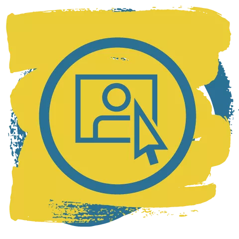 person and arrow icon