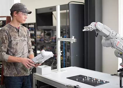 Industrial Automation Image of Student