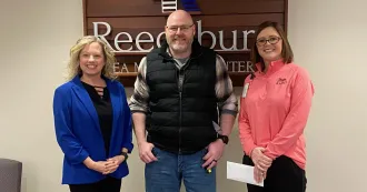 Jake Griebe receives nursing scholarship in Reedsburg