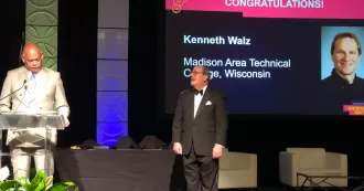 Walz receives ACCT award