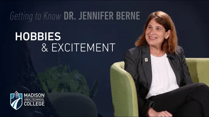 Madison College - Getting to Know Dr. Berne | Hobbies & Excitement