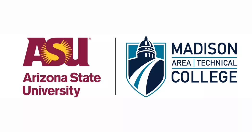 Madison College and Arizona State University logo