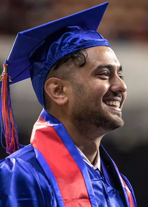 madison college student at graduation