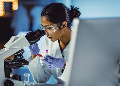 Molecular Biology Fundamentals Image of Student