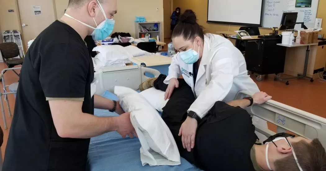 National Guard training at Madison College