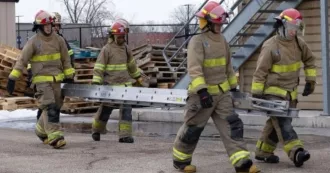 NextGen Academy participants during training exercises