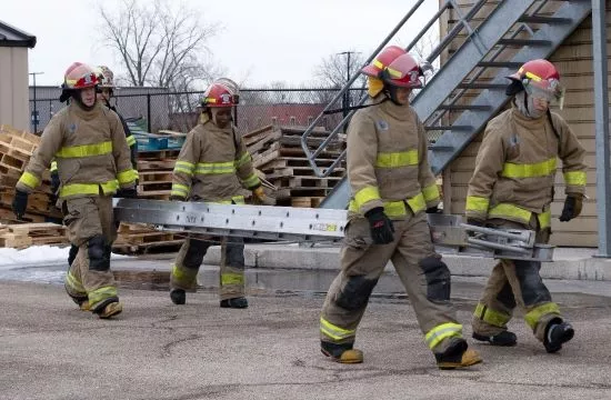NextGen Academy participants during training exercises
