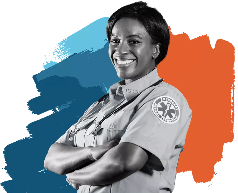 a paramedic in uniform