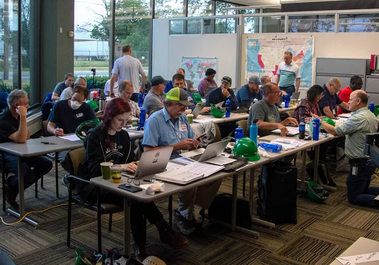 CREATE Energy Solar Institute classroom