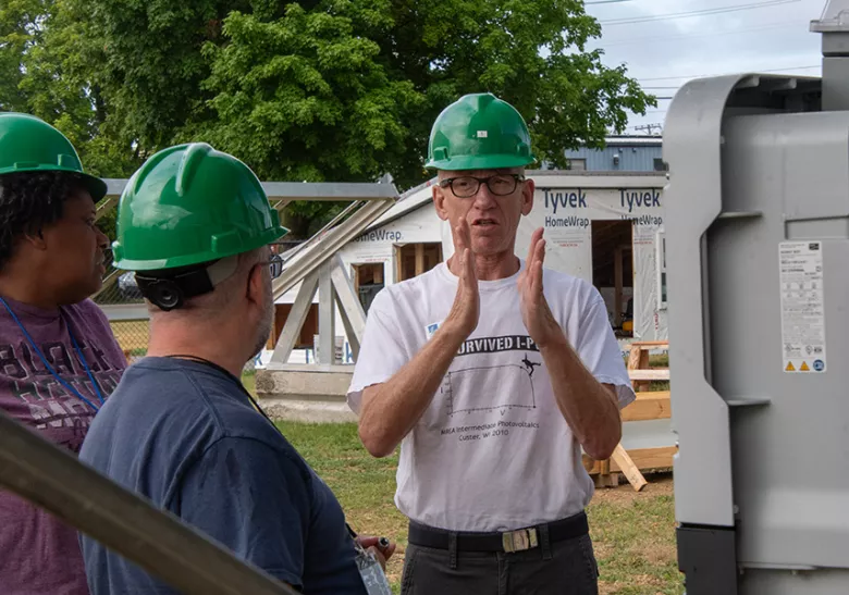 CREATE Energy Solar Institute STEM instructors