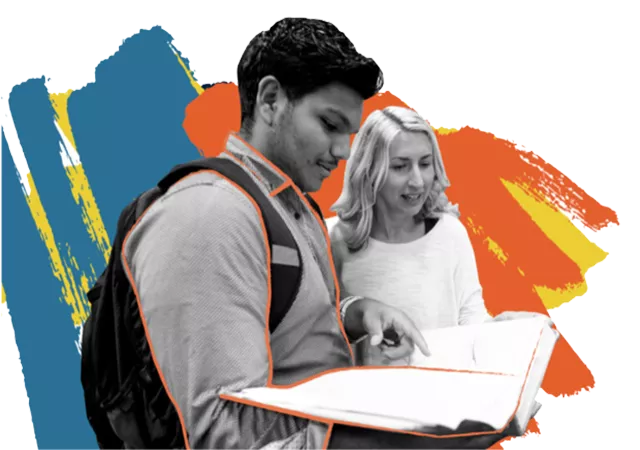 illustrated students