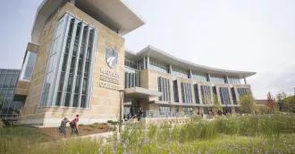 Outside of main Truax Campus building.